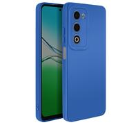 Coque en Silicone Souple pour Oppo A5 avec Renfort Caméra Bleu