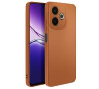 Avizar Coque en Silicone Souple pour Oppo A5 Pro avec Renfort Caméra Marron