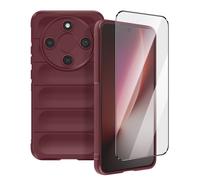 Avizar Coque et Verre Trempé pour Honor Magic 8 Lite Souple Antichoc Renforcé