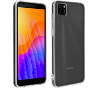 Avizar, coque gel, backcover pour Huawei Y5p, frosted case, Transparent