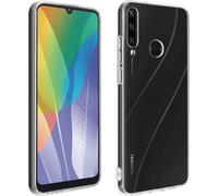 Avizar, coque gel, backcover pour Huawei Y6p, frosted case, Transparent