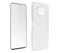 Avizar Coque Honor 50 Lite, Huawei nova 8i Silicone Souple Verre Trempé 9H