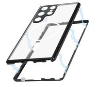 Avizar Coque Intégrale pour Galaxy S24 Ultra Dos Rigide Verre Trempé