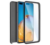 Coque Intégrale pour Huawei P40 Protection Avant Souple et Dos Rigide Noir
