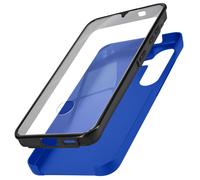 Avizar Coque Intégrale pour S24 Rigide et Avant Souple Tactile Bleu