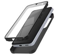 Coque Intégrale pour Samsung A55 Rigide et Avant Souple Tactile Noir