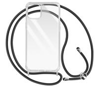 Coque pour smartphone - AVIZAR - iPhone 14 Plus - Rigide - Transparent - Lanière réglable 90 cm