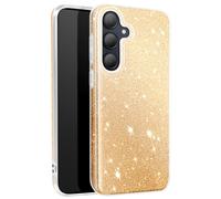 Avizar Coque Paillette pour Samsung Galaxy A35 Silicone Ultra fine Dorée