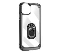 Avizar Coque pour Apple iPhone 15 Plus Bague Support Antichoc et Noir