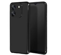 Avizar Coque pour Blackview Wave 6C Silicone Finition Mate Soft Touch Noir