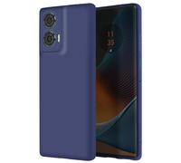 Coque pour Motorola Edge 50 Fusion Silicone Finition Mate Soft Touch Bleu Nuit