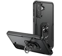 Avizar Coque pour Galaxy A37 Hybride Antichoc avec Anneau 360° Magnétique Noir