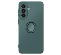 Avizar Coque pour Galaxy A57 Soft-Touch avec Bague de Support Magnétique Vert