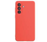 Avizar Coque pour Galaxy A57 Soft-Touch en Silicone Série Fast Cover Orange