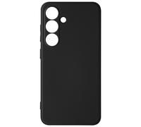 Avizar Coque pour Galaxy S24 Soft Touch Mat Silicone Flexible Noir