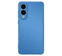 Avizar Coque pour Galaxy S25 Edge Soft-Touch en Silicone Semi-Rigide Bleu