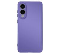 Avizar Coque pour Galaxy S25 Edge Soft-Touch en Silicone Semi-Rigide Violet