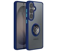 Coque pour Galaxy S26 Protection Rigide avec Anneau Rotatif 360° Bleu