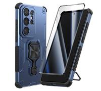 Avizar Coque pour Galaxy S26 Ultra avec Anneau 360° Magnétique et Verre Trempé