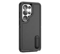 Coque pour Galaxy S26 Ultra Trimatière Renforcée avec Béquille Intégrée Noir