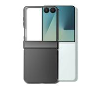 Avizar Coque pour Galaxy Z Flip 7 Soft-Touch avec Charnière Renforcée Noir