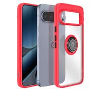 Avizar Coque pour Google Pixel 10 / 10 Pro Antichoc avec Bague Magnétique Rouge