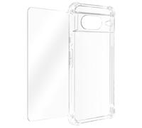 Avizar Coque pour Google Pixel 8 Coins Renforcés Antichoc + Verre Trempé 9H