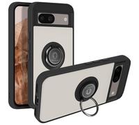 Avizar Coque pour Google Pixel 8A Bague Métallique Support Vidéo Noir