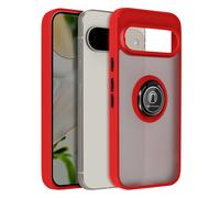 Avizar Coque pour Google Pixel 9 et Pixel 9 Pro avec Bague Support Vidéo Rouge