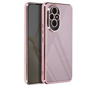 Avizar Coque pour Honor 200 Pro Dos Transparent Contour effet Chromé
