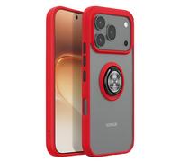 Coque Honor 600 / 600 Pro Support Anneau Fixation Magnétique Rouge