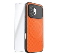 Avizar Coque pour Honor 600 Effet Carbone et 2 Verres Trempés d'Écran
