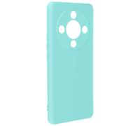 Coque pour Honor Magic 6 Lite 5G Semi-rigide Soft-touch Anti-traces Turquoise