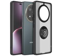 Avizar Coque pour Honor Magic 7 Lite avec Bague Métallique Support Vidéo Noir