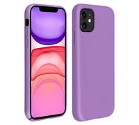 Coque pour iPhone 11 Silicone Semi-rigide Mat Finition Soft Touch Violet