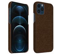 Avizar Coque pour iPhone 12 / 12 Pro Rigide Finition Tissu Anti-traces Lavable