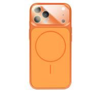 Avizar Coque pour iPhone 12 Pro Compatible Finition AG Glass Mate Orange