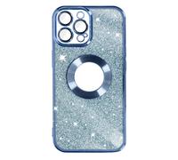 Avizar Coque pour iPhone 12 Pro Max Paillette Amovible Série Protecam Spark Bleu