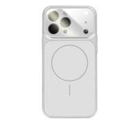 Avizar Coque pour iPhone 13 Pro Compatible Finition AG Glass Mate Argent