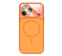 Avizar Coque pour iPhone 13 Pro Compatible Finition AG Glass Mate Orange