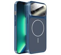 Coque pour iPhone 13 Pro Max Compatible MagSafe Finition AG Glass Mate Bleu nuit