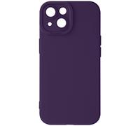 Avizar Coque pour iPhone 13 Silicone Mat Protection Caméra Violet foncé