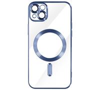 Avizar Coque pour iPhone 14 avec Contour Chromé Ultra Élégant Bleu clair