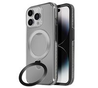 Coque MagSafe pour iPhone 14 Pro Max Antichoc avec Support Pliable Noir