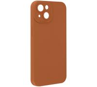 Avizar, étui en silicone SoftGlow pour Apple iPhone 14, caméra protégée, marron clair