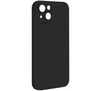 Coque pour iPhone 14 Silicone Mat Protection Caméra Noir