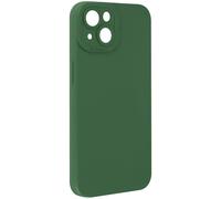 Coque pour iPhone 14 Silicone Mat Protection Caméra Vert
