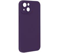 Avizar Coque pour iPhone 14 Silicone Mat Protection Caméra Violet foncé