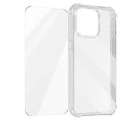 Avizar Coque pour iPhone 15 Pro Coins Renforcés Antichoc + Verre Trempé 9H