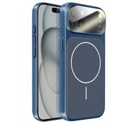 Avizar Coque pour iPhone 15 Rigide avec Verre Protection Caméra
